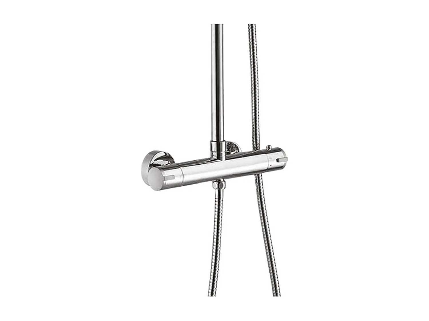 Onéo verchromte Duschsäule mit Thermostat Essebagno