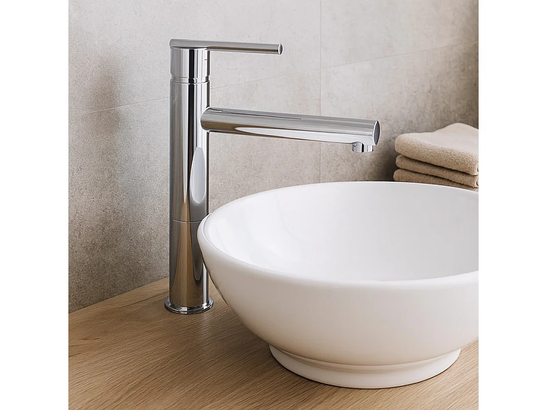 Tratto misturadora de lavatório midway cromada Essebagno