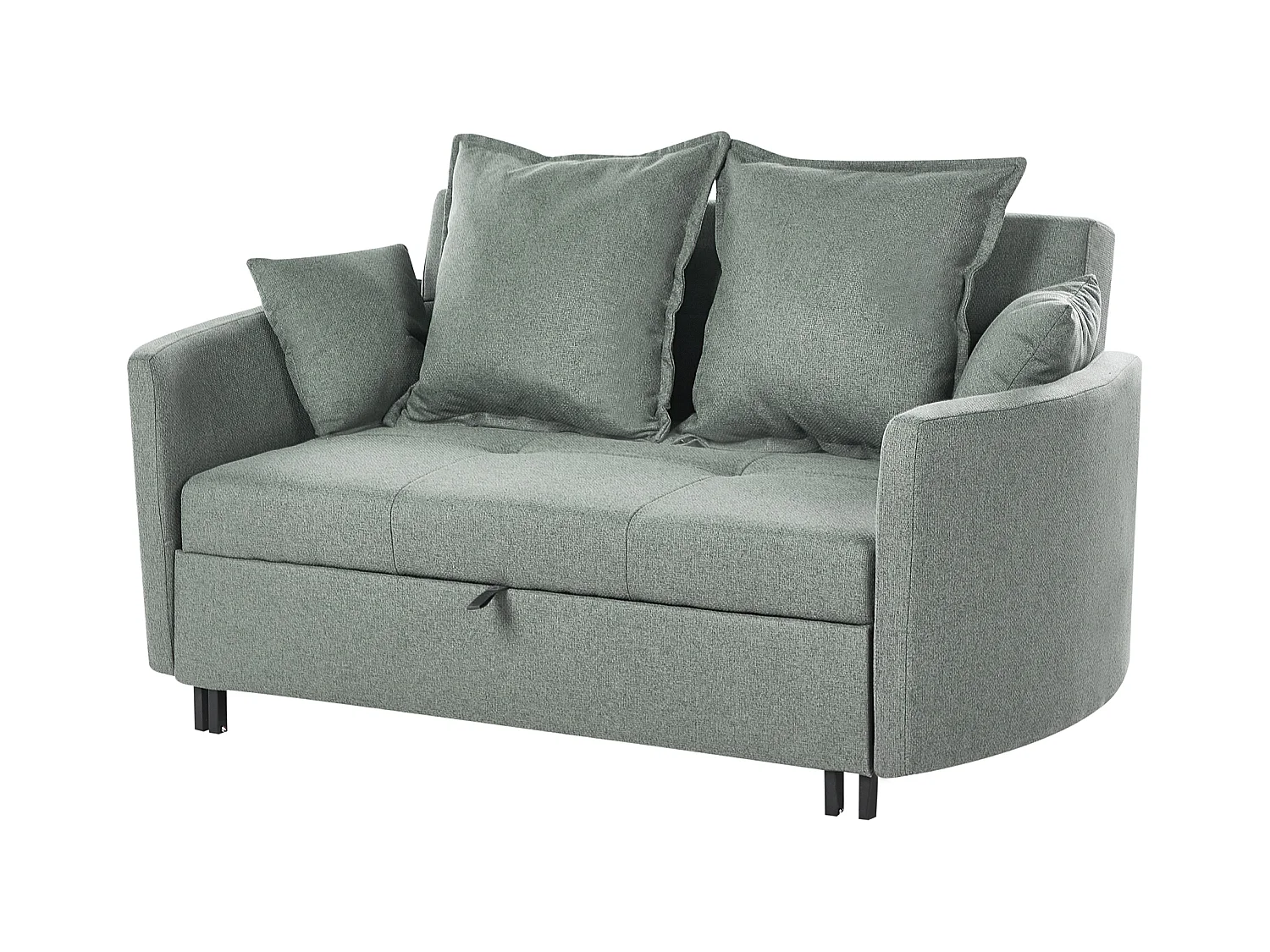 Slaapbank HOVIN Stof Groen 2-zitter