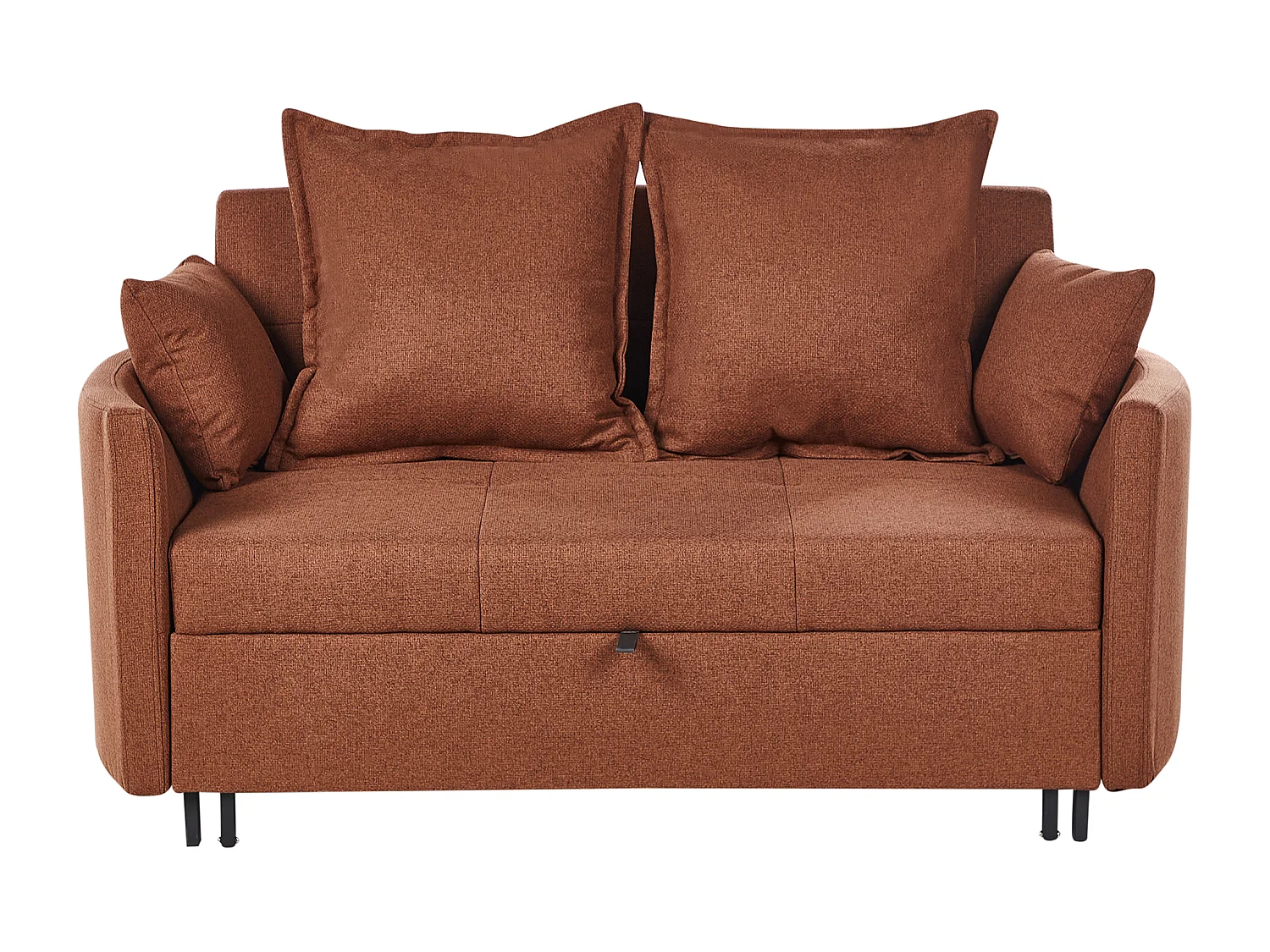 Slaapbank HOVIN Stof Goudbruin 2-zitter