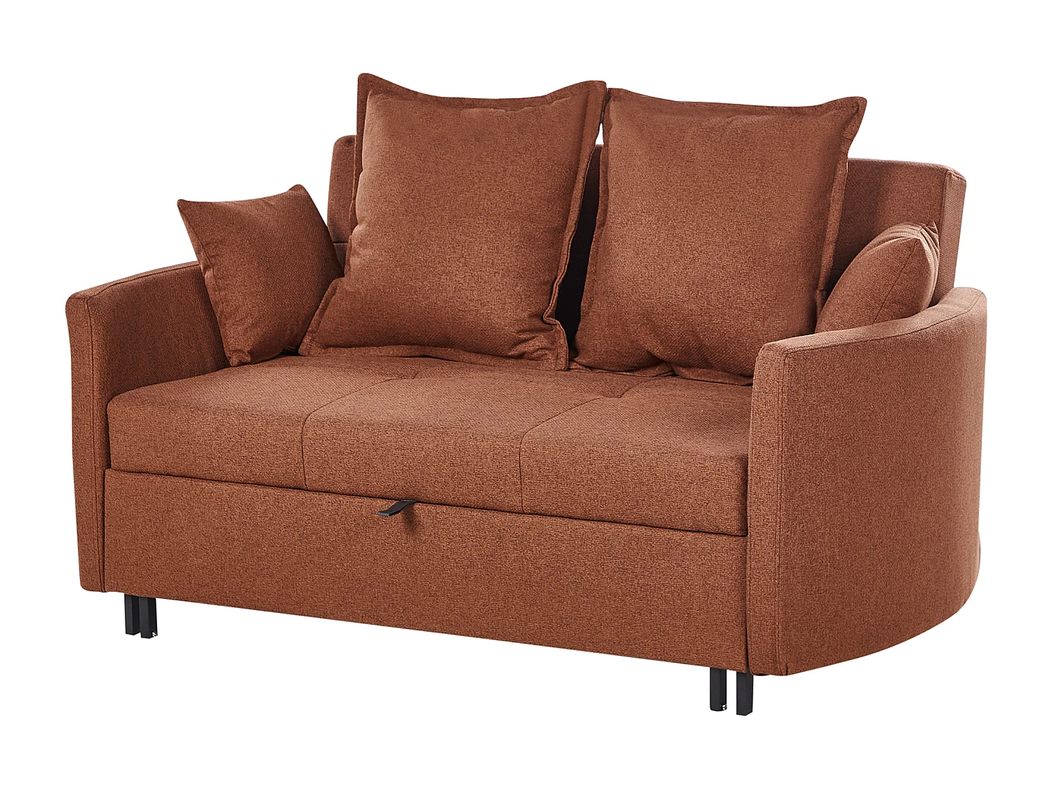 Slaapbank HOVIN Stof Goudbruin 2-zitter