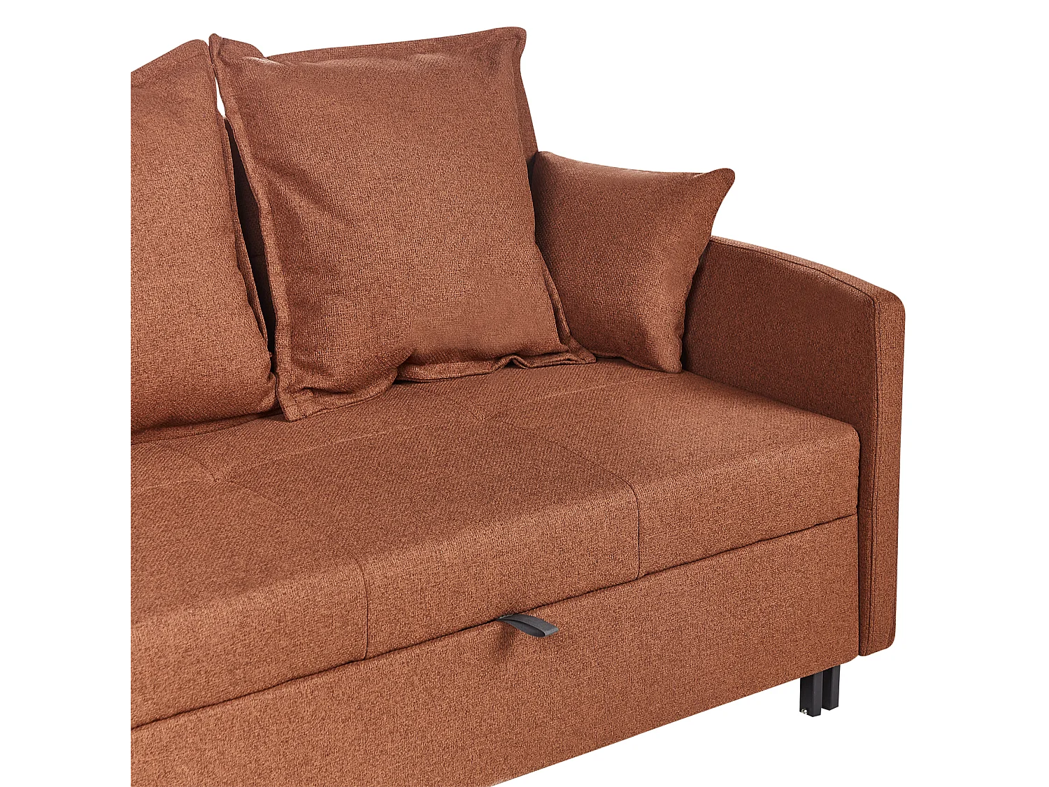 Slaapbank HOVIN Stof Goudbruin 2-zitter