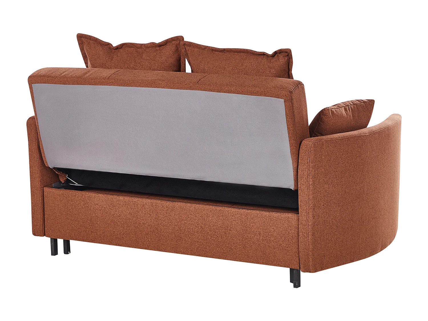 Canapé-lit 2 places HOVIN Tissu Marron doré