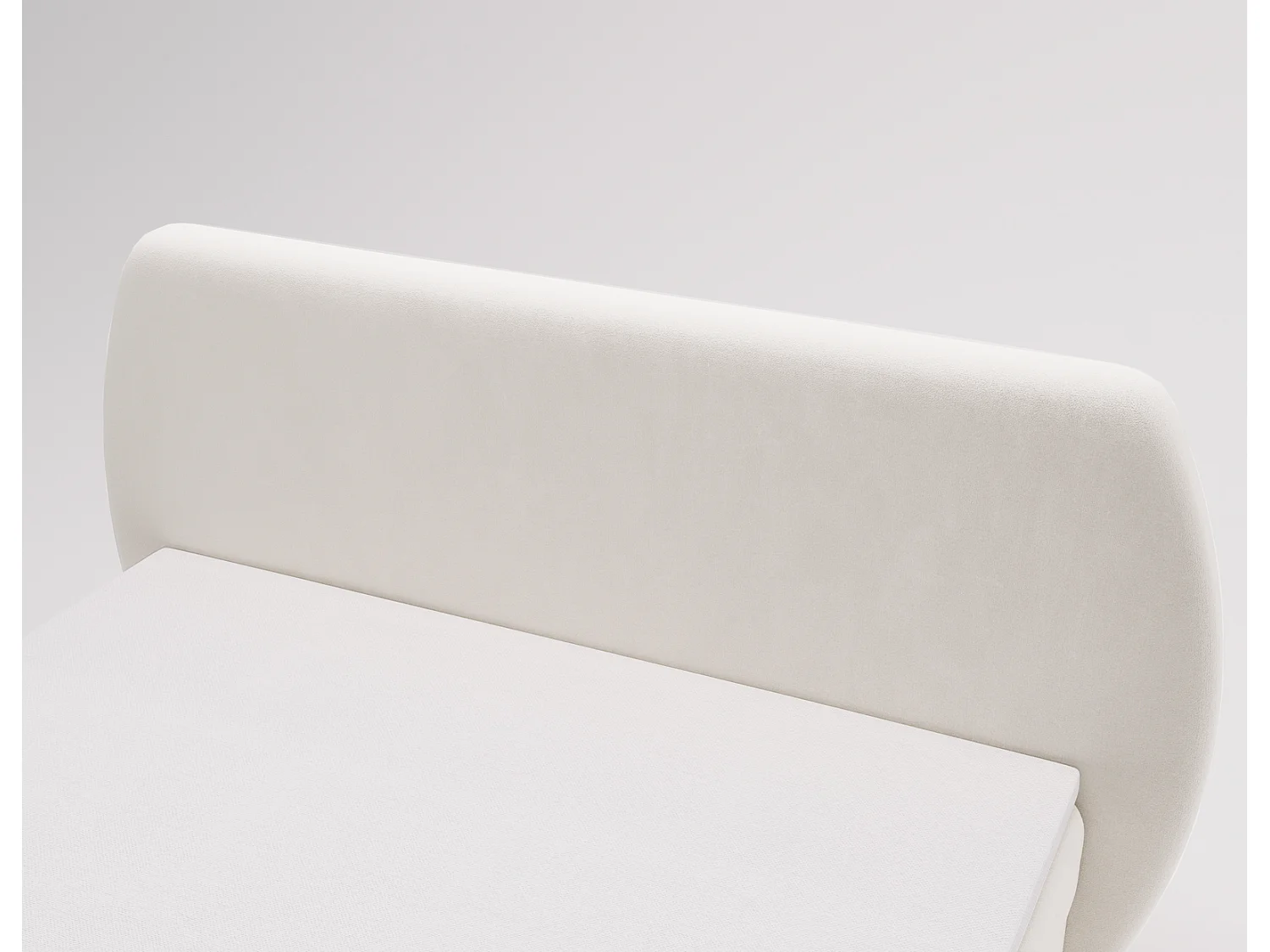 Lit adulte 180x200 cm Cartagena - Lit capitonné avec Rangement, Matelas H3 - Lit double Crème (Komodo 10)