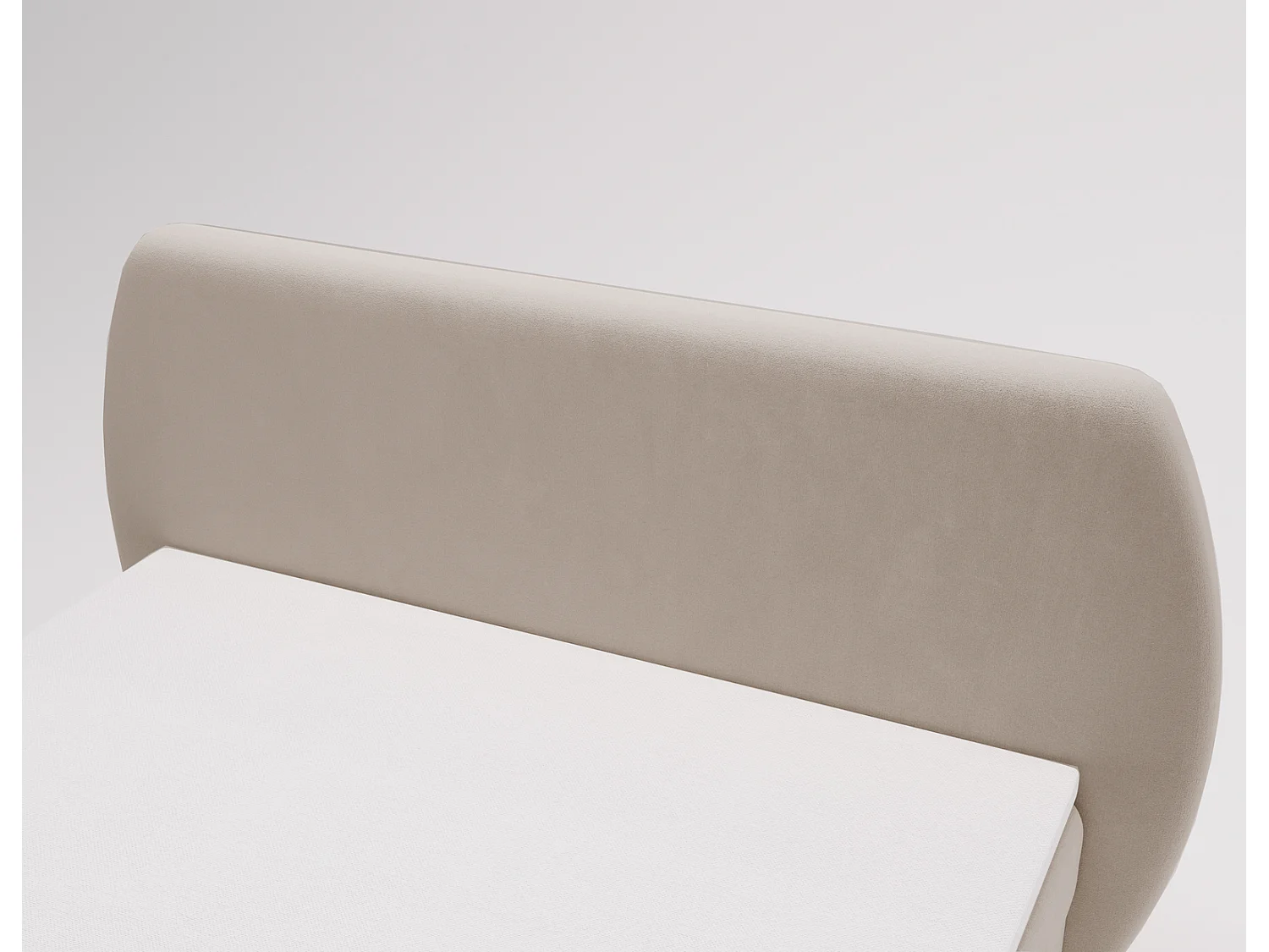 Boxspringbed 180x200 Cartagena - bed met geïntegreerde veringmatras, topper, opbergruimte - gestoffeerd bed beige (Komodo 11)