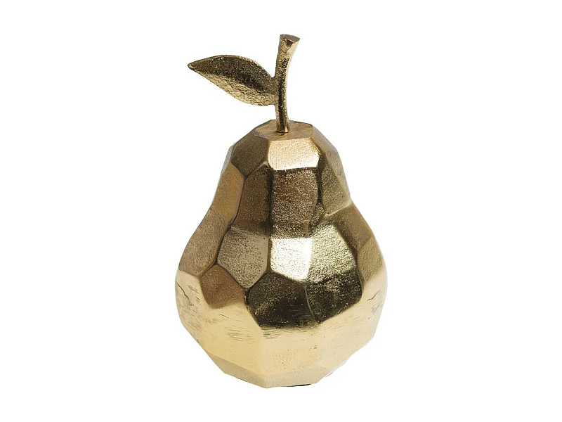 Déco a poser poire doréé