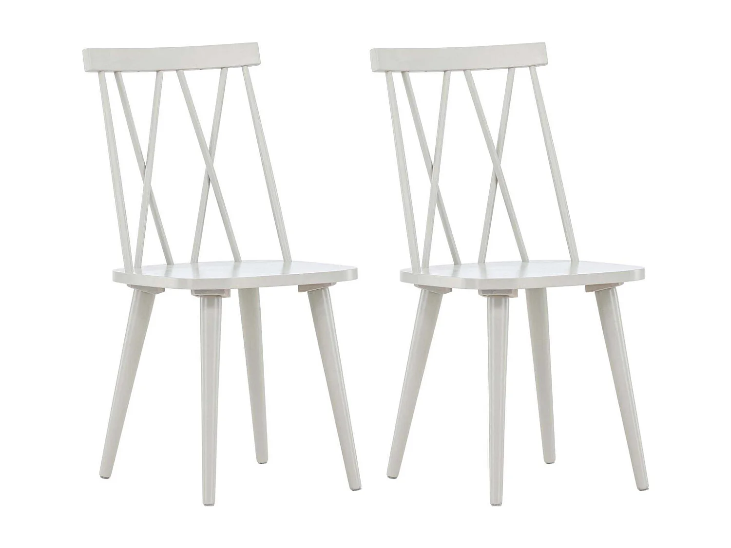 Chaise en bois d'hévéa Mariette