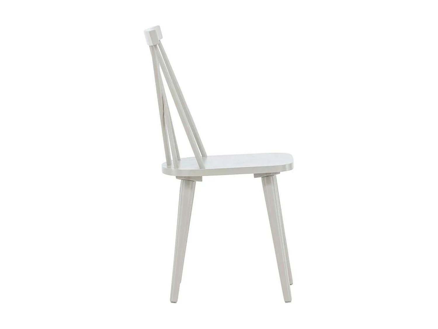 Chaise en bois d'hévéa Mariette