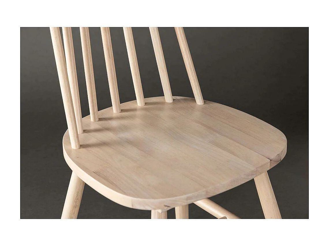 Chaise en bois Lönneberga (Lot de 2)