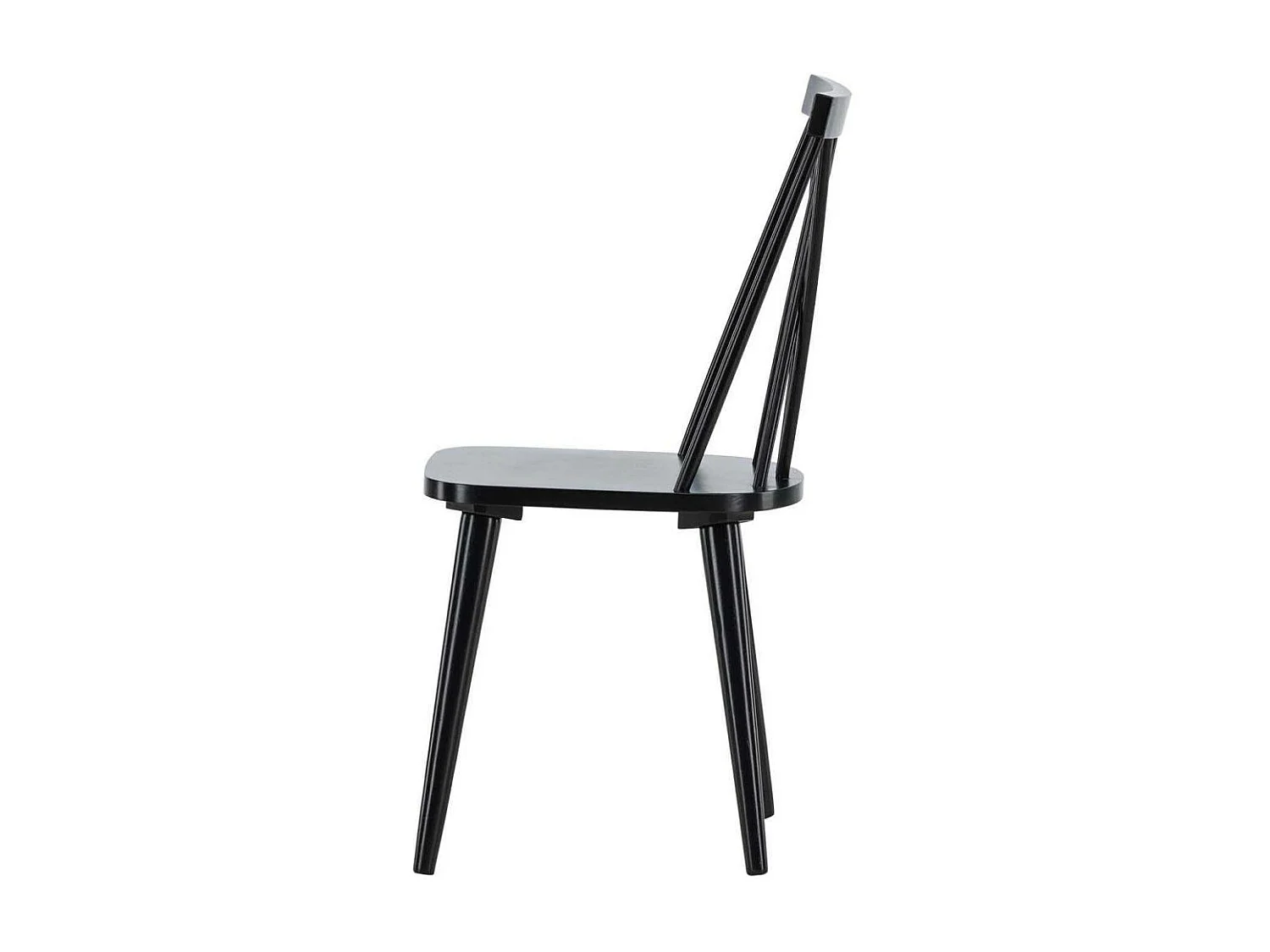 Chaise en bois d'hévéa Mariette