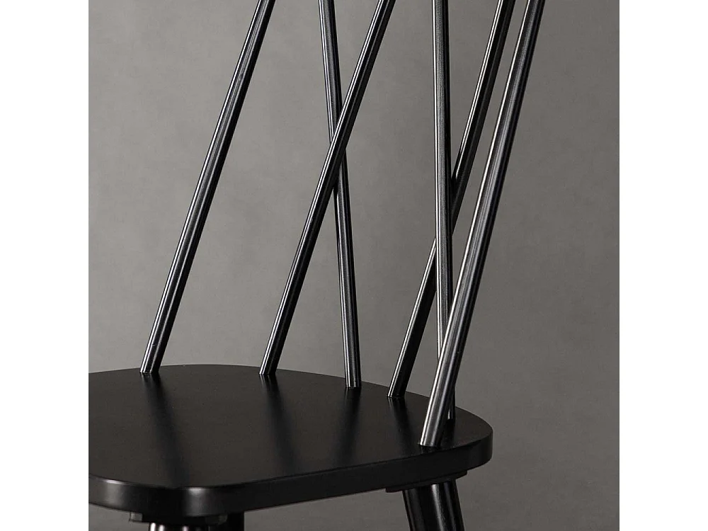 Chaise en bois d'hévéa Mariette