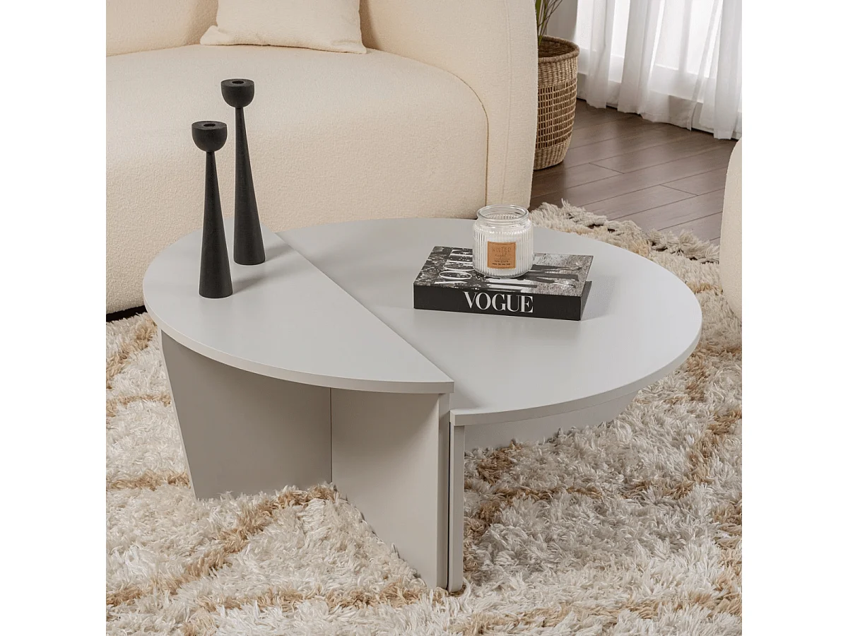 Lot de 2 tables basses L90 cm - ORION