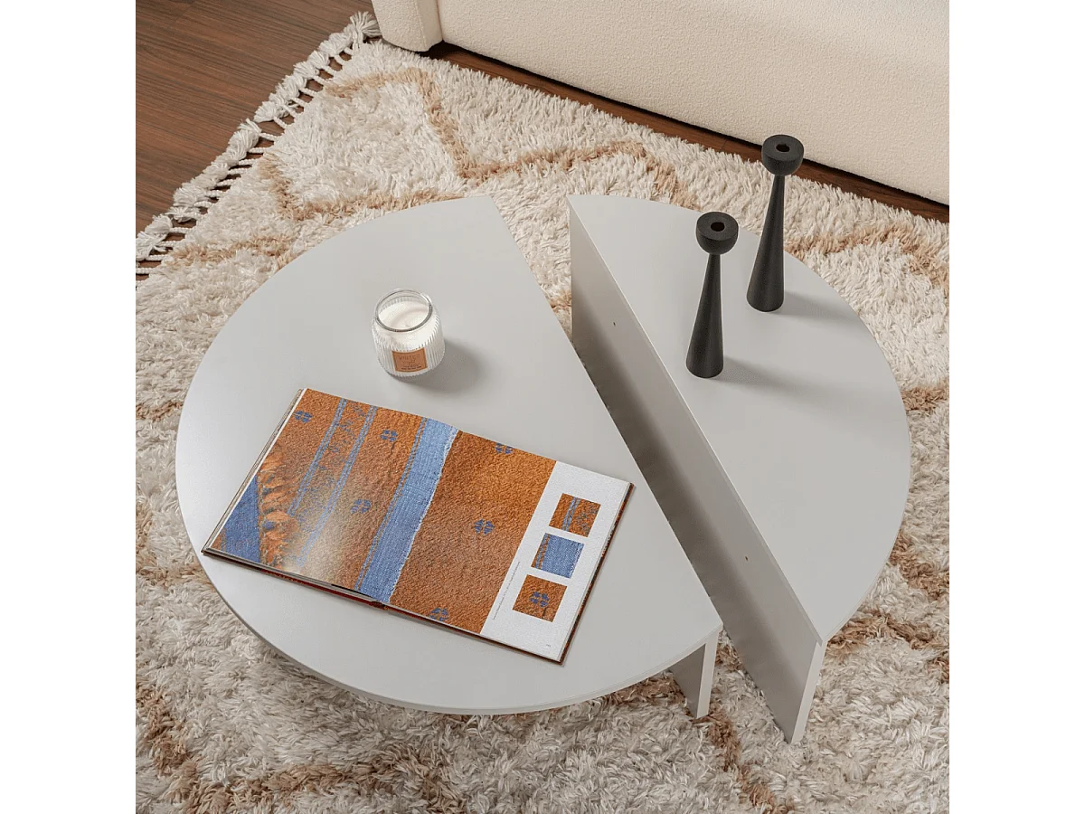 Lot de 2 tables basses L90 cm - ORION