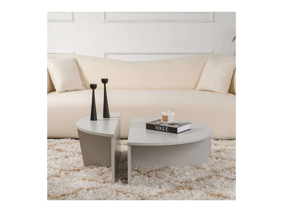 Set aus 2 Couchtischen L90 cm - ORION