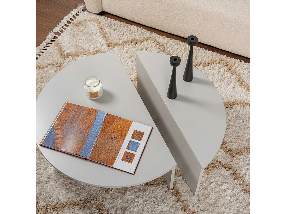 Lot de 2 tables basses L90 cm - ORION