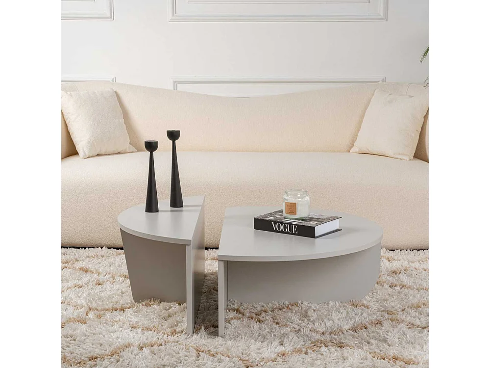 Lot de 2 tables basses L90 cm - ORION