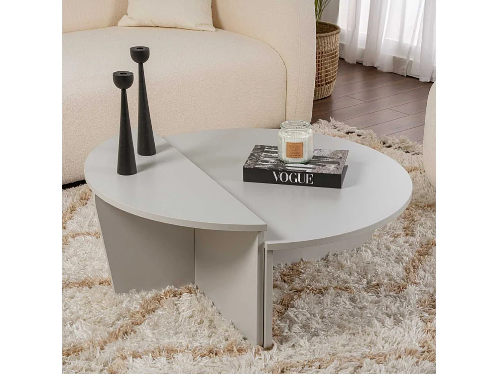 Lot de 2 tables basses L90 cm - ORION