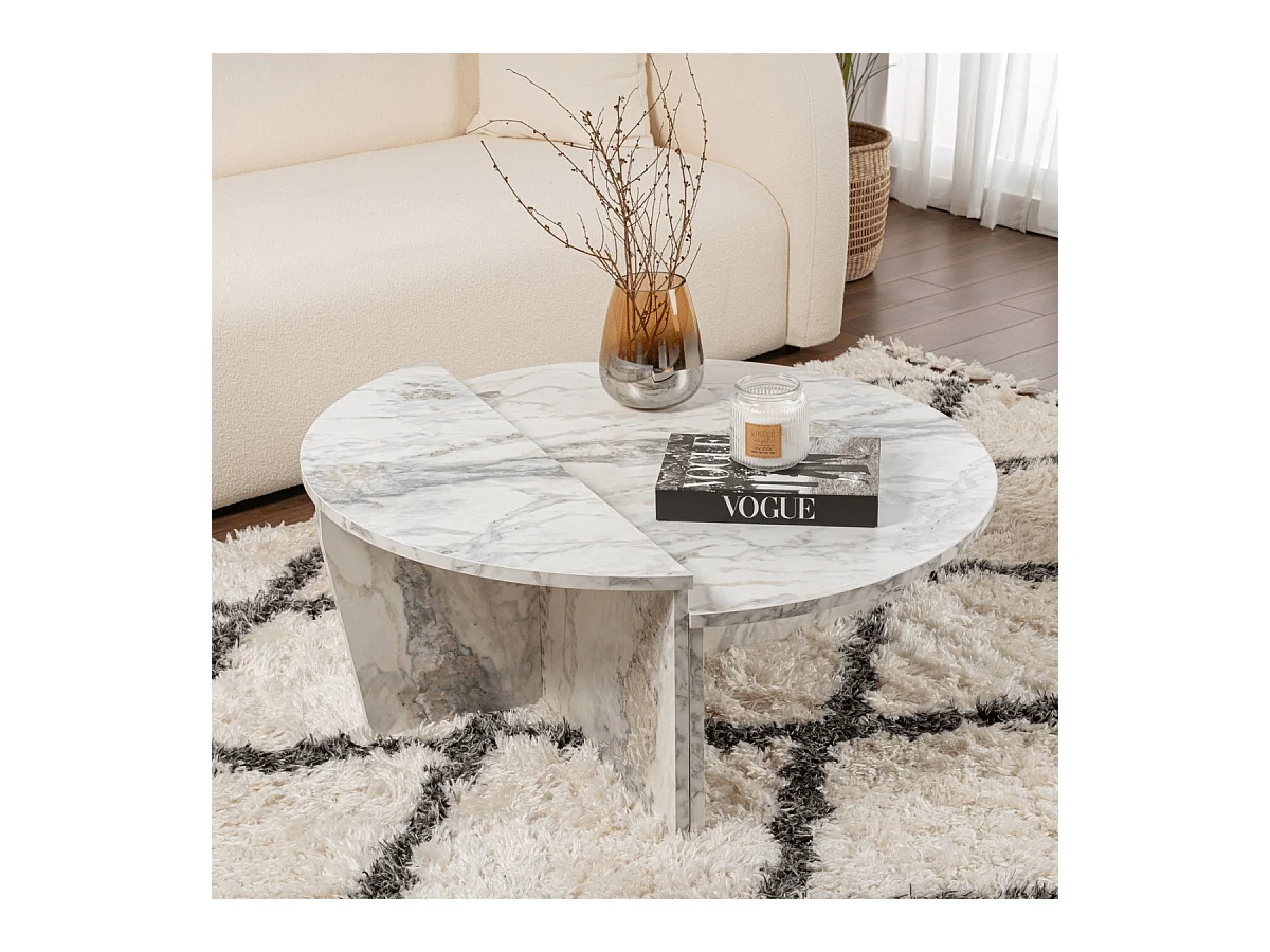 Set aus 2 Couchtischen L90 cm - ORION