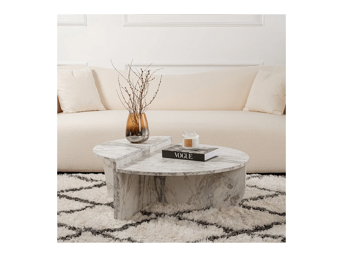 Set aus 2 Couchtischen L90 cm - ORION