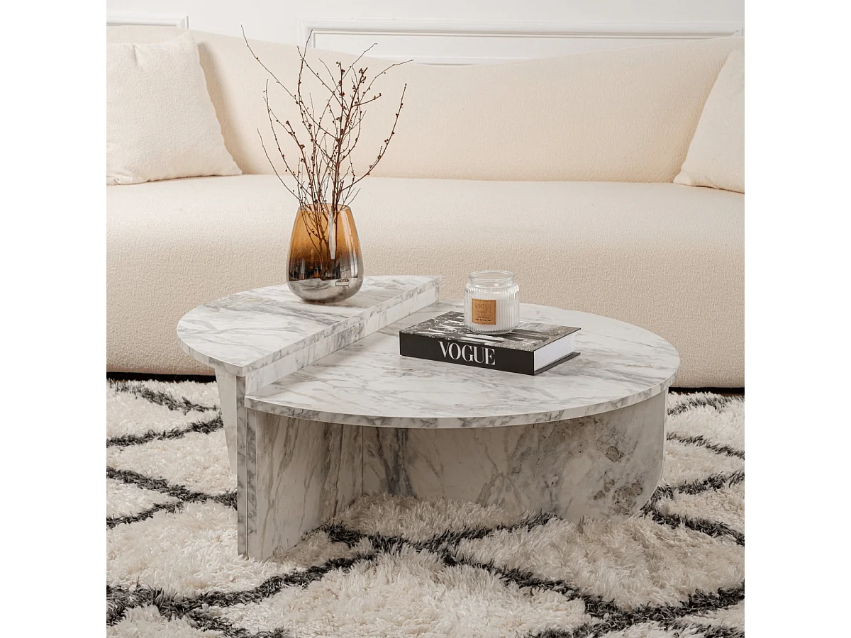 Lot de 2 tables basses L90 cm - ORION