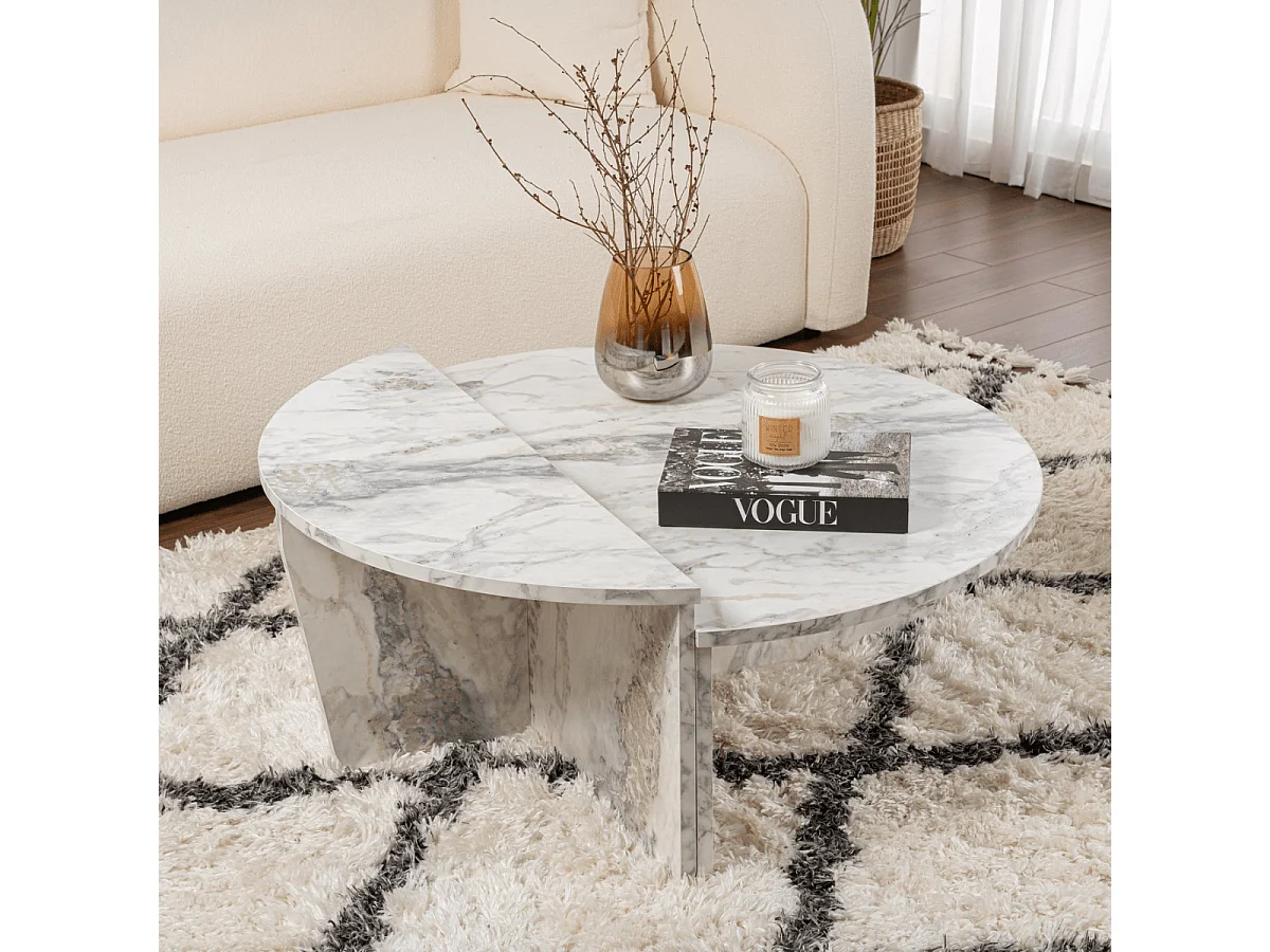 Lot de 2 tables basses L90 cm - ORION