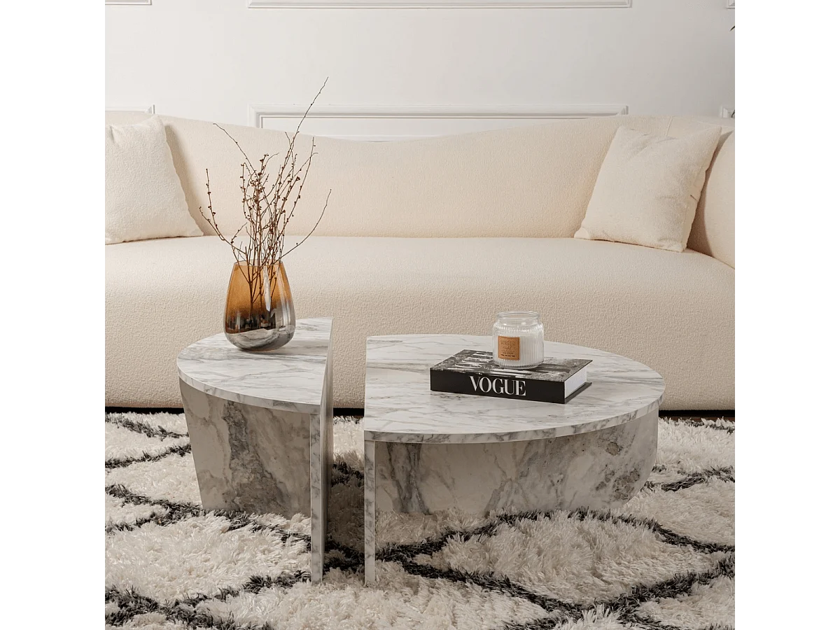 Set van 2 salontafels L90 cm - ORION