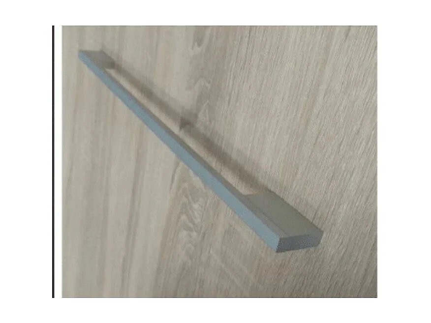 Lit escamotable horizontal 160x200 Angelina-Avec matelas-Encadrement Ebene-Façade Ebène