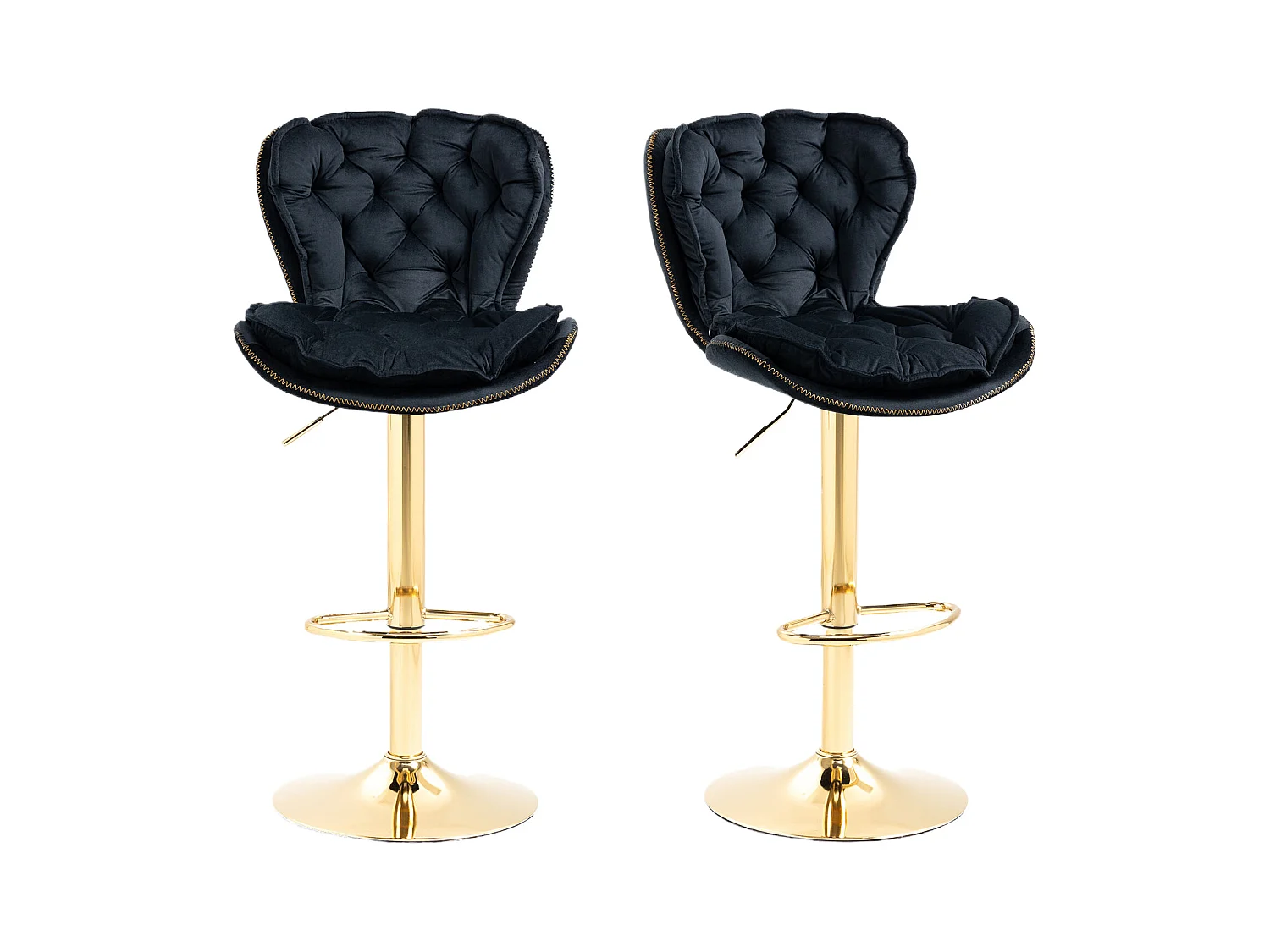 Teddy make-up stoel, metalen poten, moderne stijl