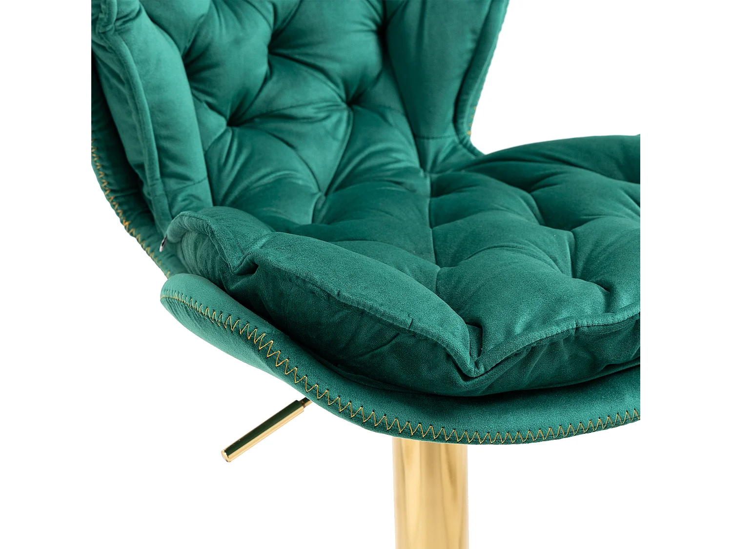 Teddy make-up stoel, metalen poten, elegant comfort