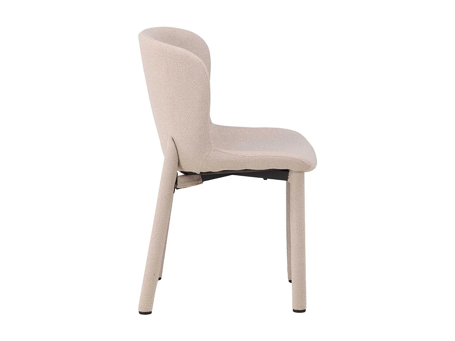 Chaise en tissus bouclette Astoria