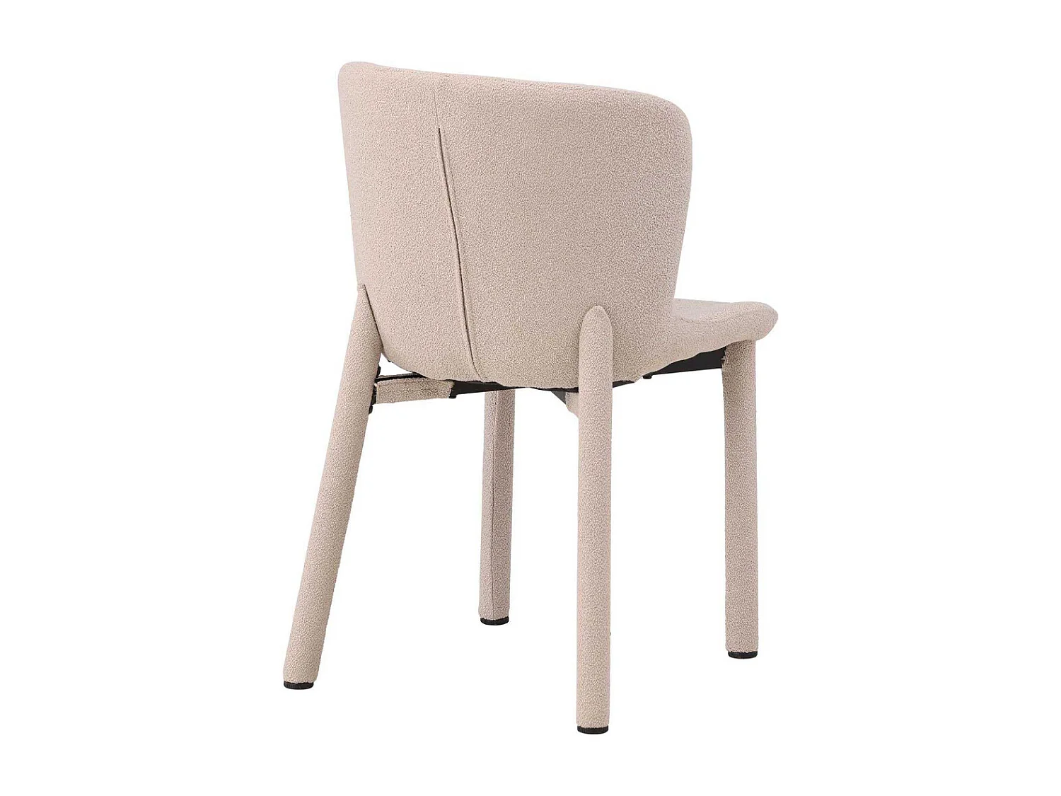 Chaise en tissus bouclette Astoria