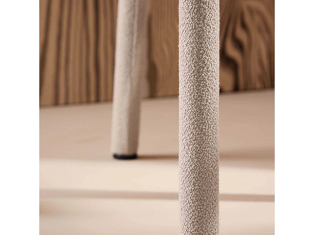 Chaise en tissus bouclette Astoria