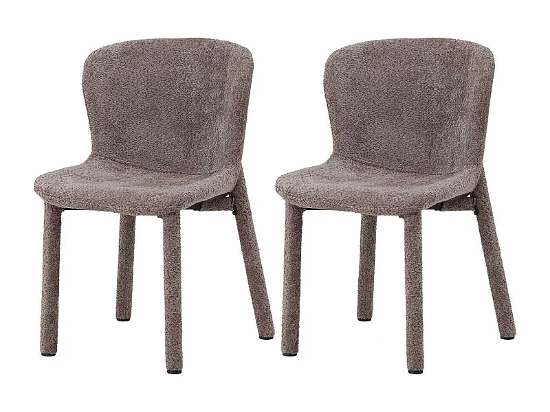 Chaise en tissus bouclette Astoria