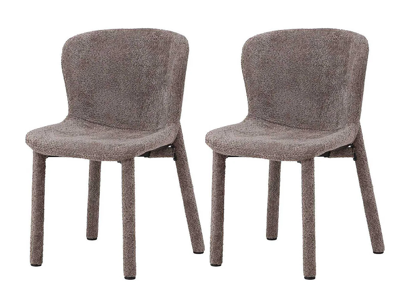 Chaise en tissus bouclette Astoria