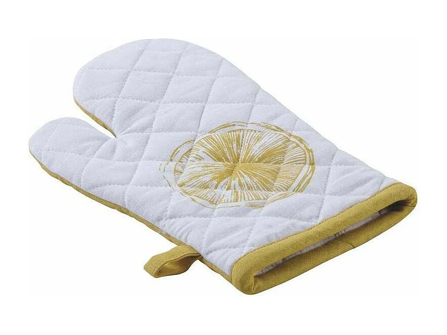 Gant de cuisine en coton Citron (Lot de 2)