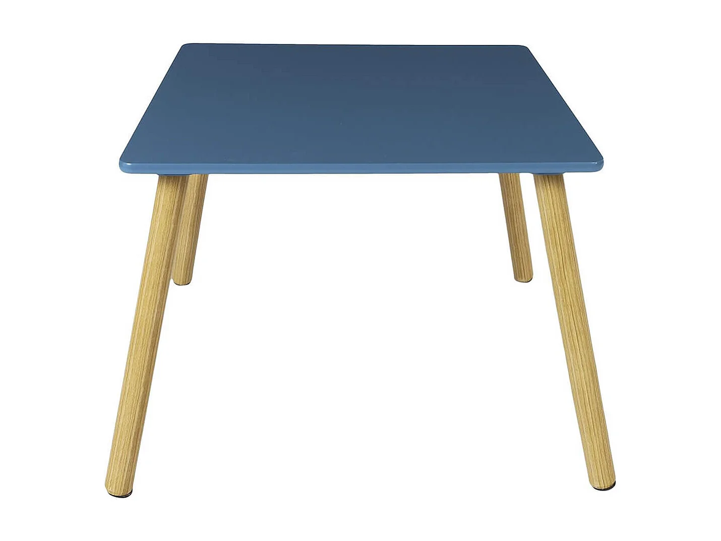 HIPPOLYTE - Ensemble Table et Chaises pour Enfants Décor Dinosaure Bleu