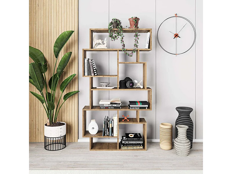 Hitit Regal – 96 x 168,5 x 25,5 cm – Hitit Color – Melaminbeschichtete Spanplatte