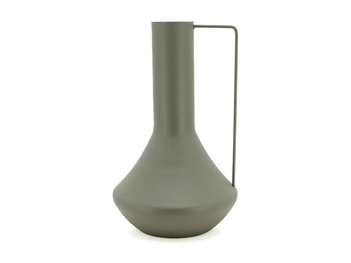 Vase en métal MELTIK Kaki