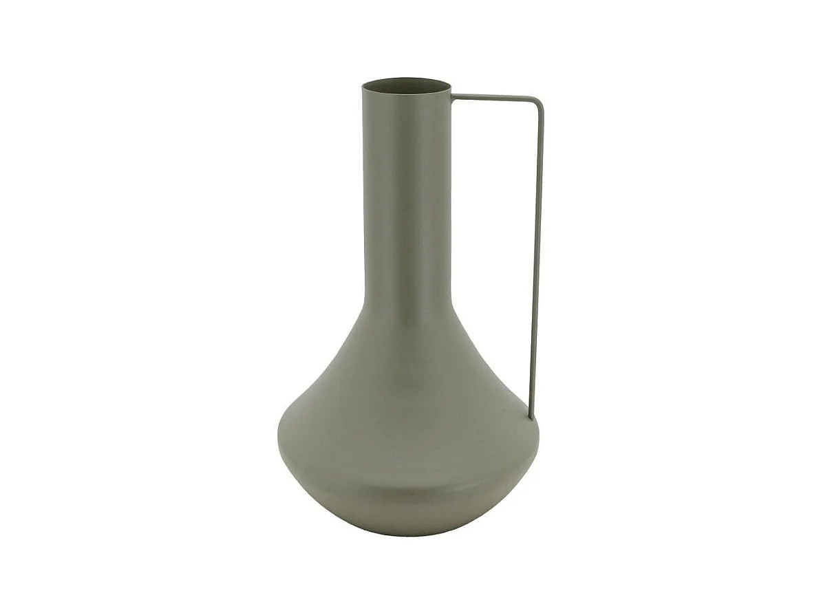 Vase en métal MELTIK Kaki