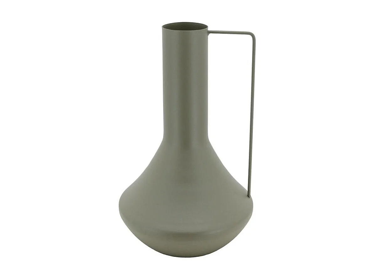 Vase en métal MELTIK Kaki