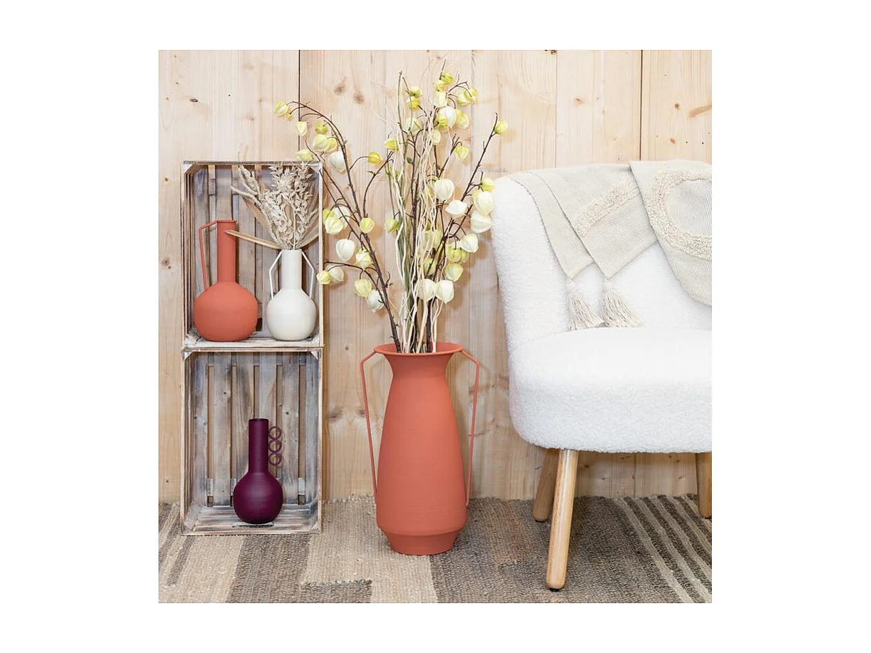 Vase en métal MELTIK Pêche