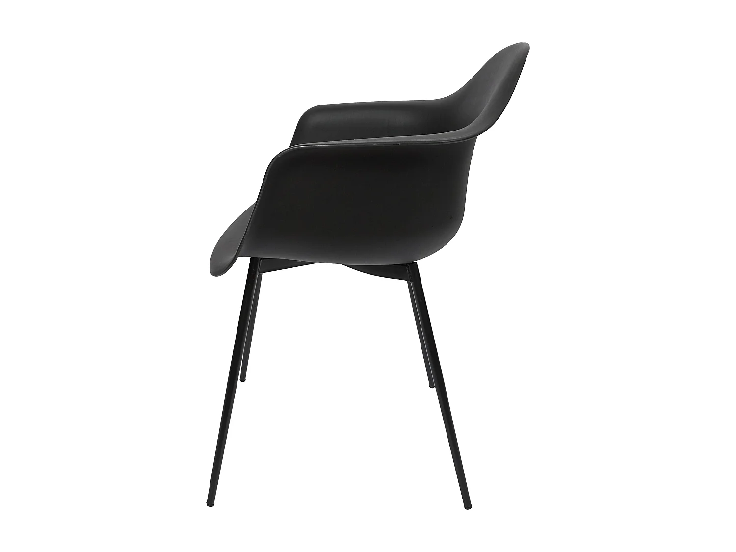 Fauteuil Gustav Noir - Lot De 4 Noir