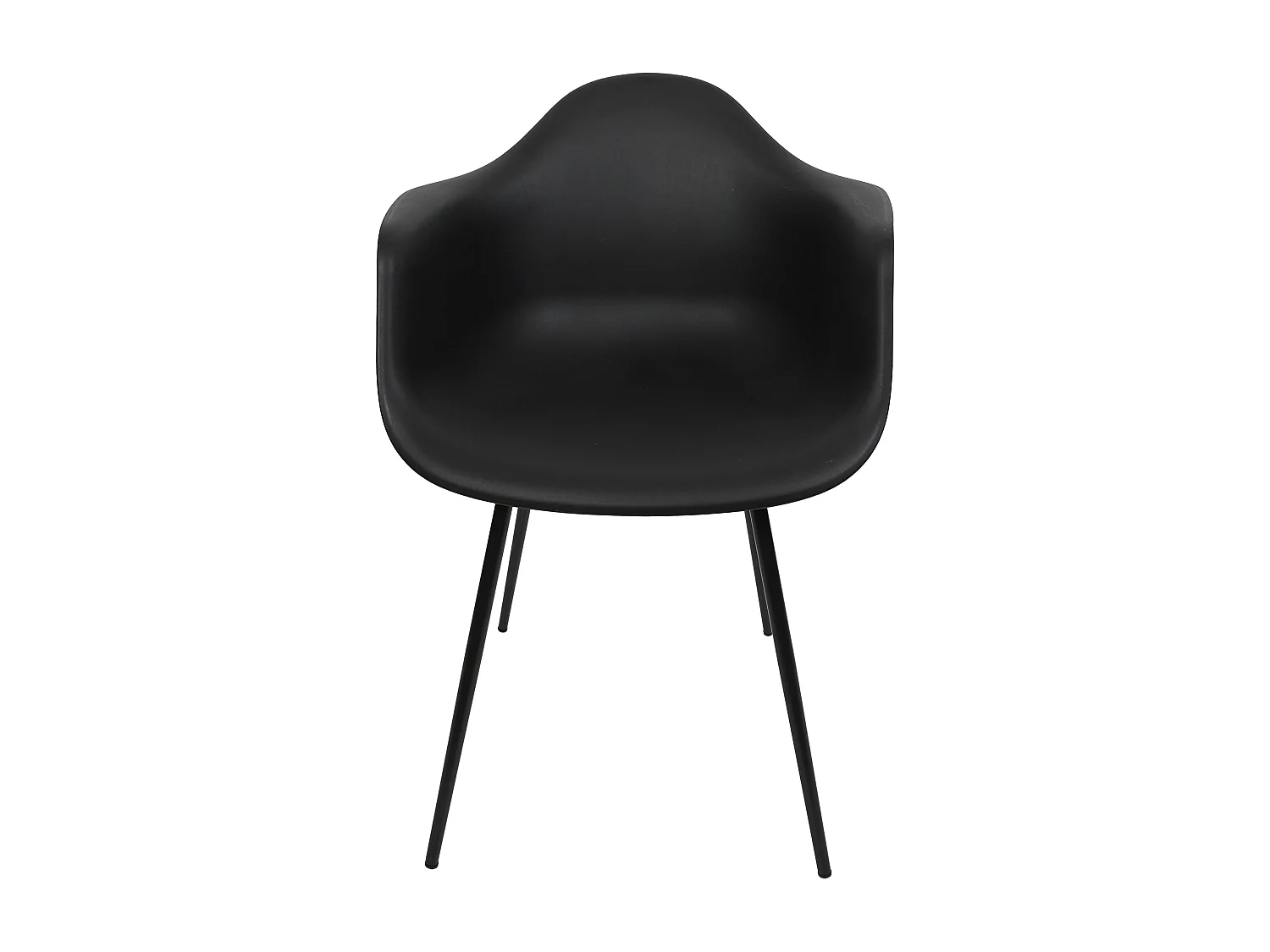 Fauteuil Gustav Noir - Lot De 4 Noir