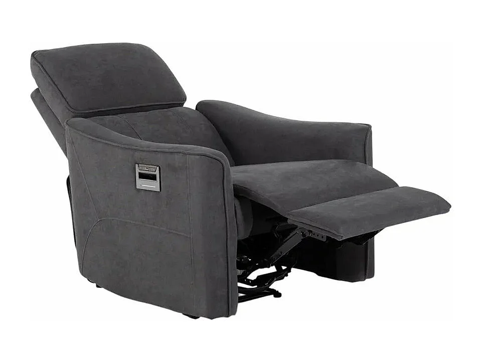 Poltrona relax reclinabile elettrica con caricatore USB Juno