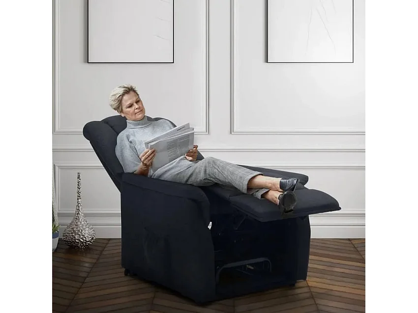 Poltrona relax reclinabile e sollevabile con 2 motori Perseo