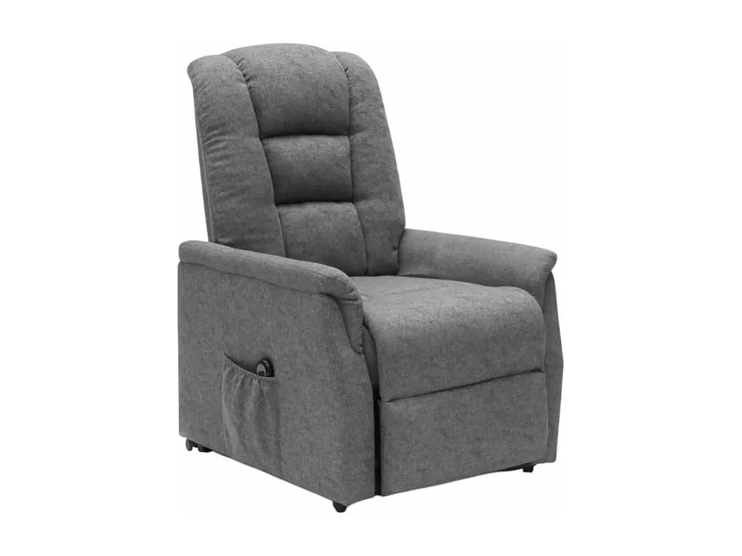 Emma Plus Stoff 2-motoriger elektrischer Liftsessel für ältere Menschen - Grau