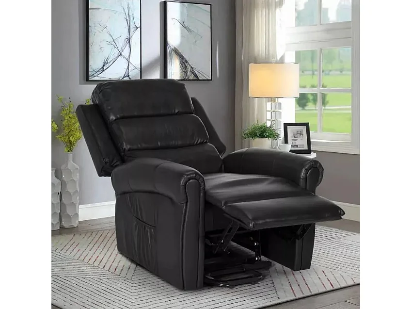 Poltrona relax elettrica riscaldante alzapersona ruote Centauro