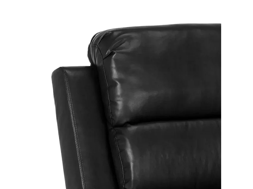 Isabel elektrisch beheizter Massagesessel mit Rädern - Schwarz