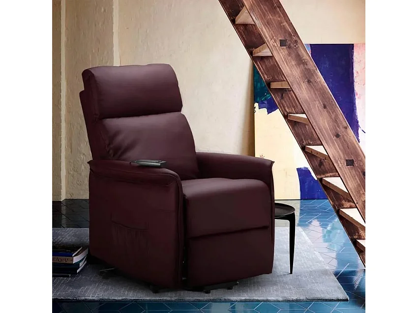 Fauteuil relax électrique avec lève-personne et roues arrière Nube