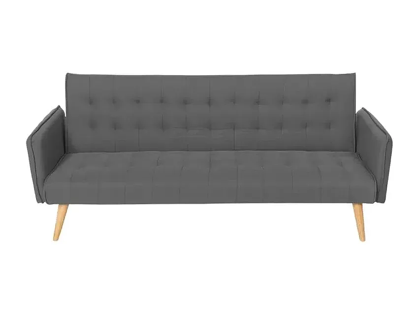 Canapé 3 places convertible clic-clac en tissu inclinable Kauri